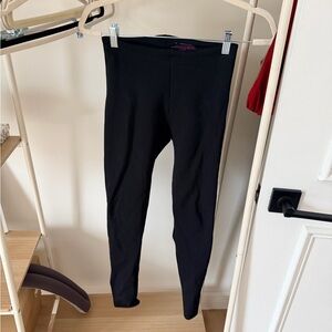 NEW COMMANDO Neoprene Black Full-Length Stretch Leggings